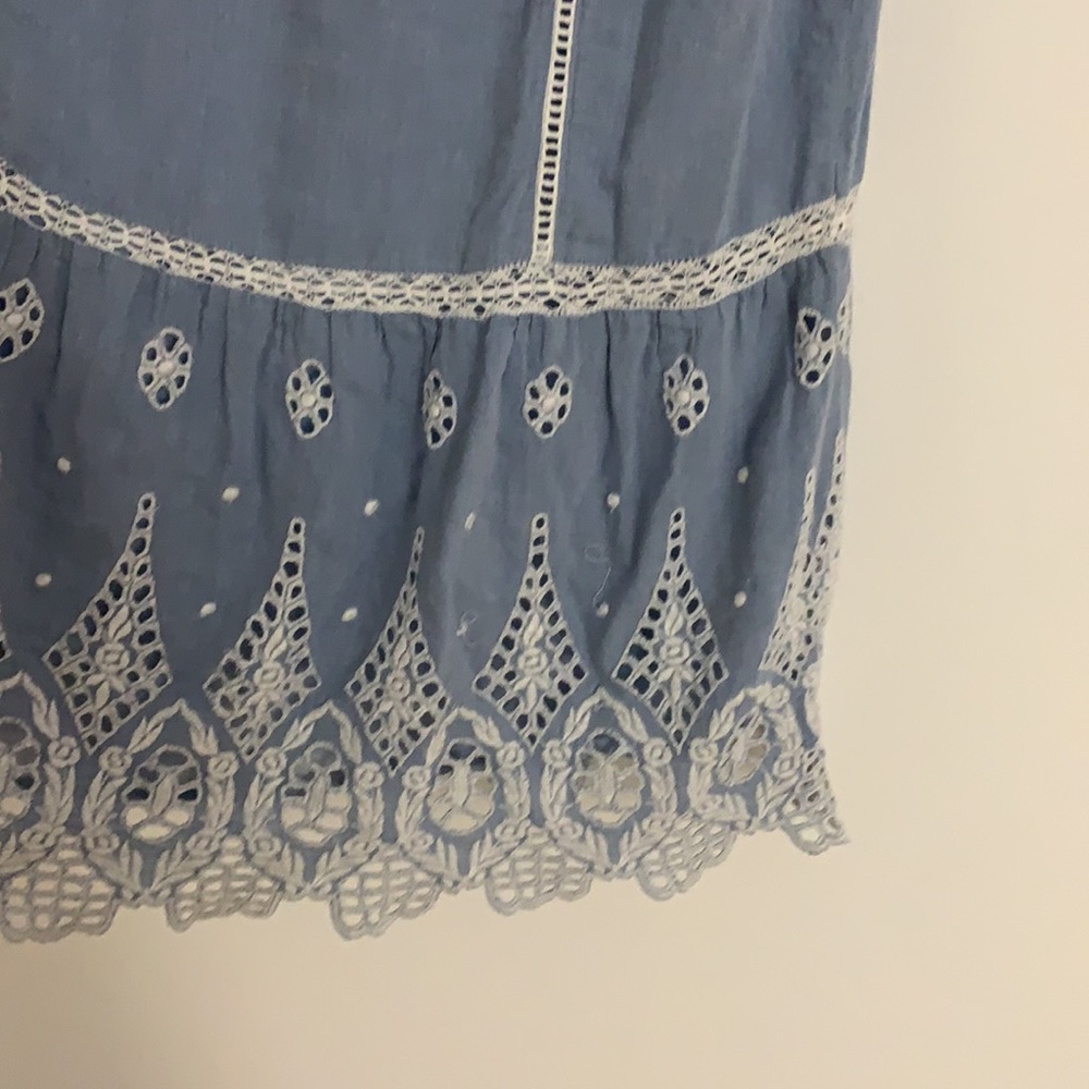 joie embroidered chambray dress - Picture 7 of 8